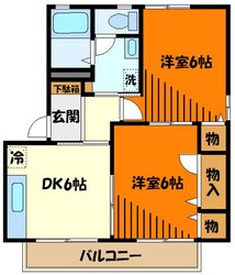 グリーンヴィラの物件間取画像